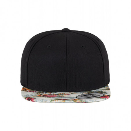 Casquette floral snapback