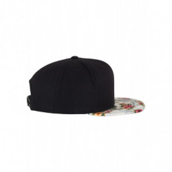 Casquette floral snapback