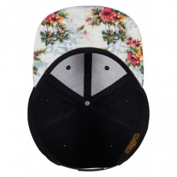 Casquette floral snapback