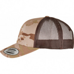 Casquette retro trucker multicam