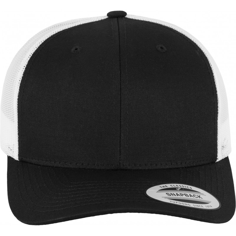 Casquette retro trucker bicolore