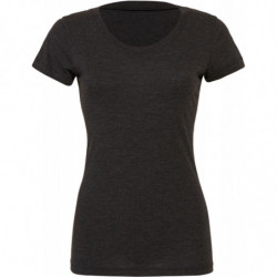 T-shirt femme triblend col rond