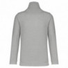 Trucker  sweat-shirt piqué col zippé homme