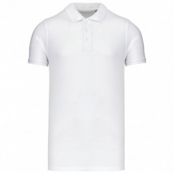 Polos coton piqué bio manches courtes homme