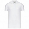 Polos coton piqué bio manches courtes homme