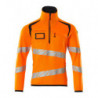 Pull demi-zippé - Premium   Coupe moderne  bicolore  - ACCELERATE SAFE MASCOT®