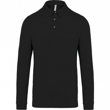 Polo jersey manches longues homme