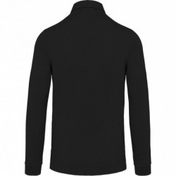 Polo jersey manches longues homme