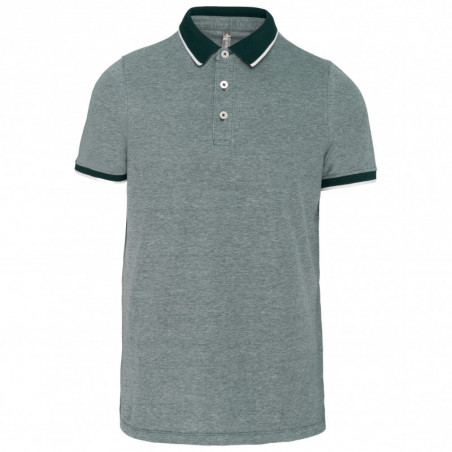 Polo bicolore homme