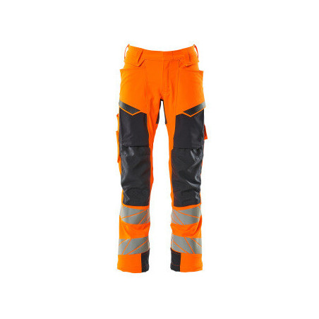 Pantalon avec poches genouillères - ULTIMATE STRETCH   hydrofuge  convient au lavage industriel  - ACCELERATE SAFE MASCOT®