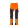 Pantalon avec poches genouillères - ULTIMATE STRETCH   hydrofuge  convient au lavage industriel  - ACCELERATE SAFE MASCOT®