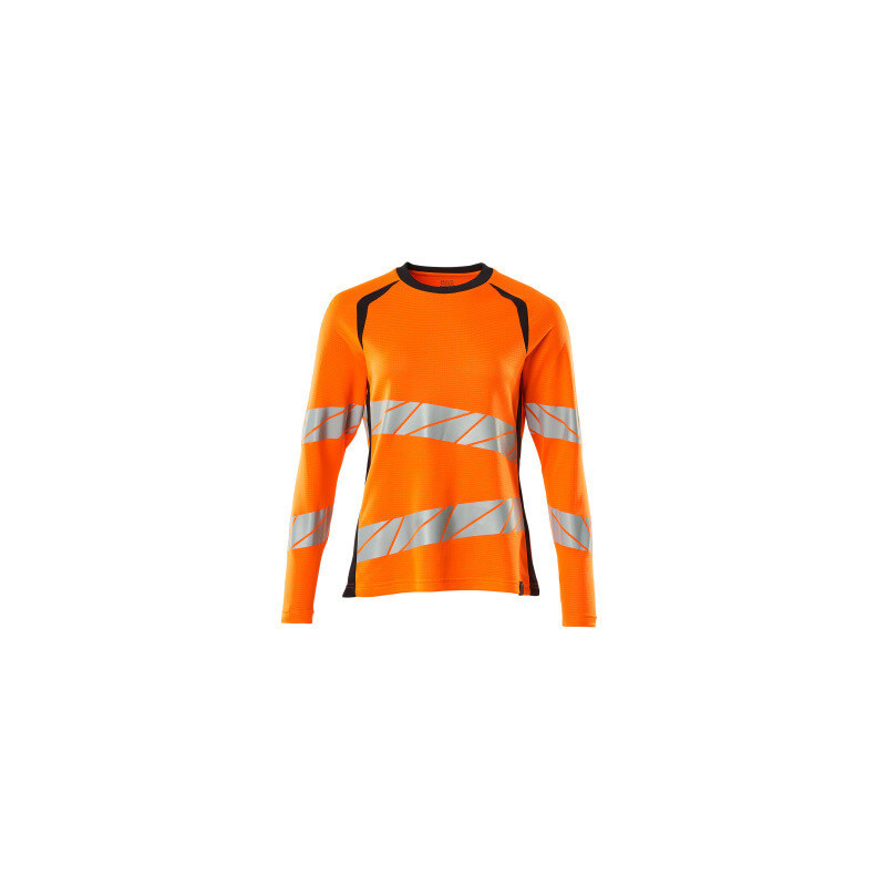 T-shirt, manches longues - Premium   Coupe femme  bicolore  - ACCELERATE SAFE MASCOT®