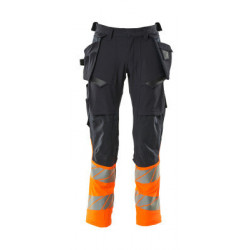 Pantalon avec poches flottantes - ULTIMATE STRETCH   hydrofuge  bicolore  - ACCELERATE SAFE MASCOT®