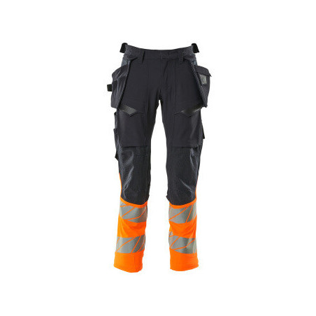 Pantalon avec poches flottantes - ULTIMATE STRETCH   hydrofuge  bicolore  - ACCELERATE SAFE MASCOT®