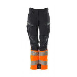 Pantalon avec poches genouillères - Coupe femme DIAMOND   ULTIMATE STRETCH  hydrofuge - ACCELERATE SAFE MASCOT®