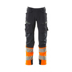 Pantalon avec poches genouillères - ULTIMATE STRETCH   hydrofuge  convient au lavage industriel  - ACCELERATE SAFE MASCOT®