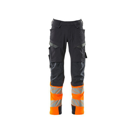 Pantalon avec poches genouillères - ULTIMATE STRETCH   hydrofuge  convient au lavage industriel  - ACCELERATE SAFE MASCOT®