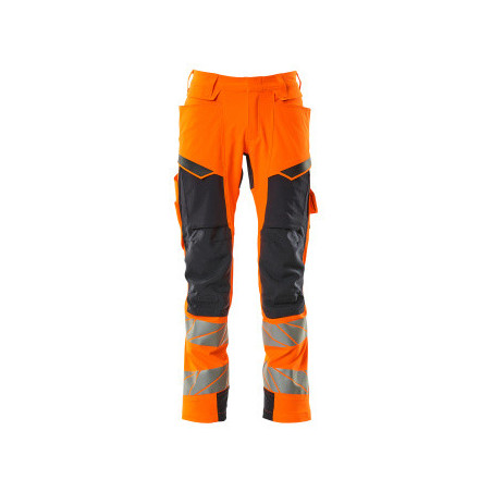 Pantalon avec poches genouillères - ULTIMATE STRETCH   hydrofuge  bicolore - ACCELERATE SAFE MASCOT®