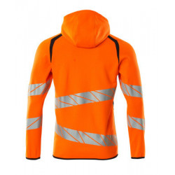 Sweat capuche zippé - Premium   Coupe moderne  bicolore  - ACCELERATE SAFE MASCOT®