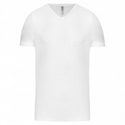 T-shirt manches courtes col V homme