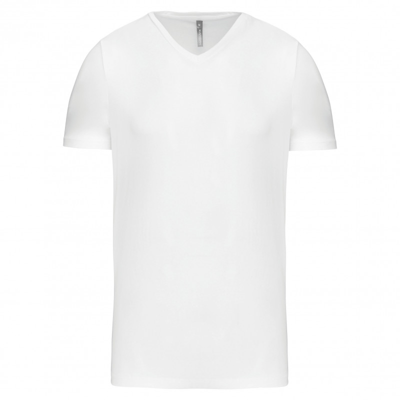 T-shirt manches courtes col V homme