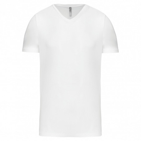 T-shirt manches courtes col V homme