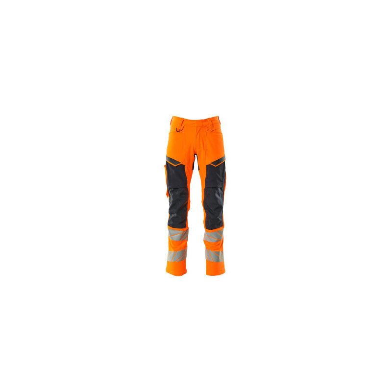 Pantalon avec poches genouillères - ULTIMATE STRETCH   hydrofuge  bicolore  - ACCELERATE SAFE MASCOT®