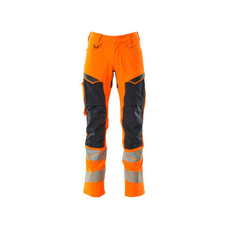 Pantalon avec poches genouillères - ULTIMATE STRETCH   hydrofuge  bicolore  - ACCELERATE SAFE MASCOT®