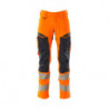 Pantalon avec poches genouillères - ULTIMATE STRETCH   hydrofuge  bicolore  - ACCELERATE SAFE MASCOT®