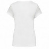 T-shirt col V manches courtes femme