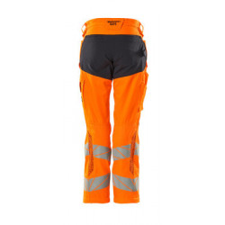 Pantalon avec poches genouillères - Coupe femme DIAMOND   Stretch Zones  bicolore  - ACCELERATE SAFE MASCOT®