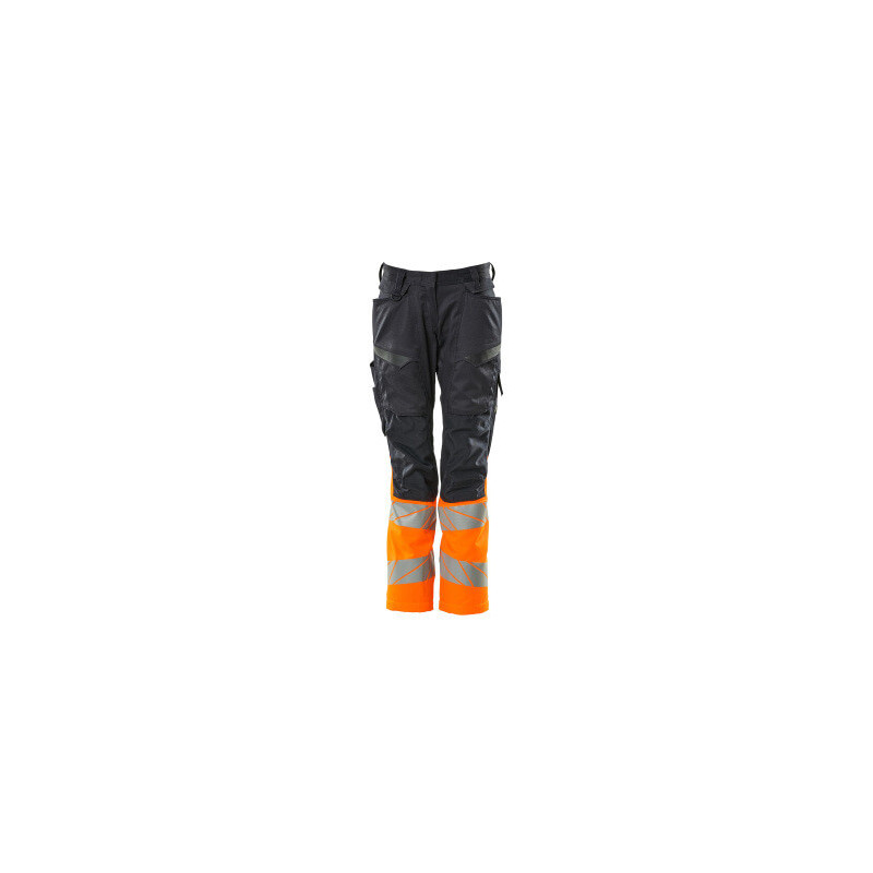 Pantalon avec poches genouillères - Coupe femme DIAMOND   Stretch Zones  bicolore  - ACCELERATE SAFE MASCOT®