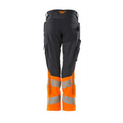 Pantalon avec poches genouillères - Coupe femme DIAMOND   Stretch Zones  bicolore  - ACCELERATE SAFE MASCOT®