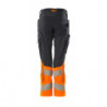 Pantalon avec poches genouillères - Coupe femme DIAMOND   Stretch Zones  bicolore  - ACCELERATE SAFE MASCOT®