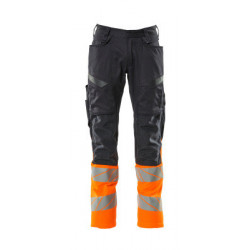 Pantalon avec poches genouillères - Stretch Zones   bicolore  ProWash®  - ACCELERATE SAFE MASCOT®