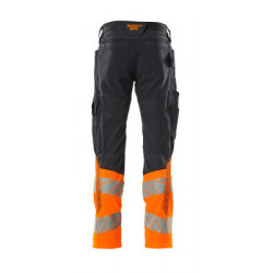 Pantalon avec poches genouillères - Stretch Zones   bicolore  ProWash®  - ACCELERATE SAFE MASCOT®