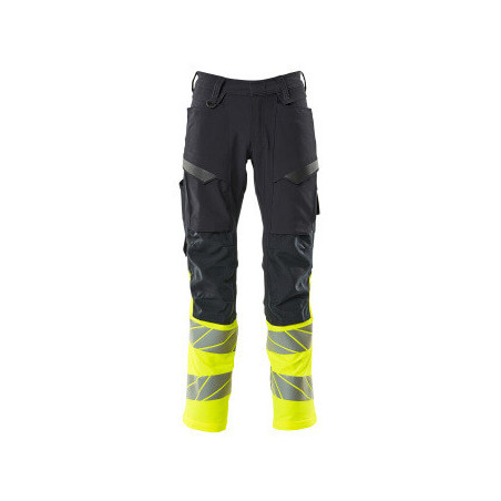 Pantalon avec poches genouillères - ULTIMATE STRETCH   hydrofuge  bicolore  - ACCELERATE SAFE MASCOT®