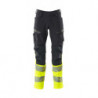 Pantalon avec poches genouillères - ULTIMATE STRETCH   hydrofuge  bicolore  - ACCELERATE SAFE MASCOT®