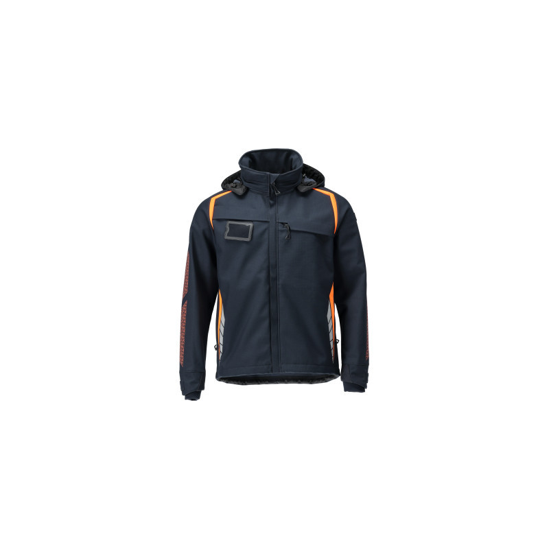 Veste Softshell avec capuche - respirant   coupe-vent  hydrofuge  - ACCELERATE SAFE MASCOT®