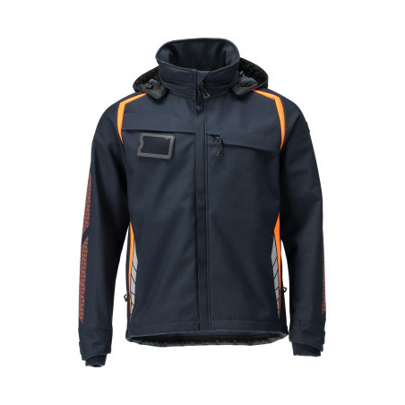 Veste Softshell avec capuche - respirant   coupe-vent  hydrofuge  - ACCELERATE SAFE MASCOT®