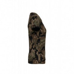 T-shirt camo manches courtes femme