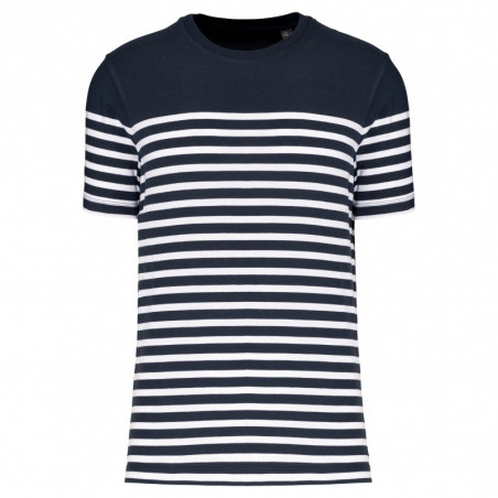 T-shirt marin col rond Bio homme