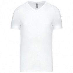 T-shirt col V manches courtes