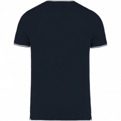 T-shirt maille piquée col V homme