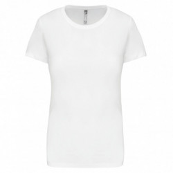 T-shirt col rond manches courtes femme