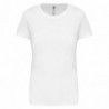 T-shirt col rond manches courtes femme