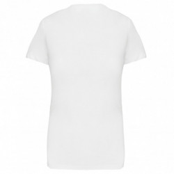 T-shirt col V manches courtes femme