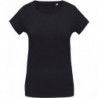 T-shirt coton Bio col rond femme