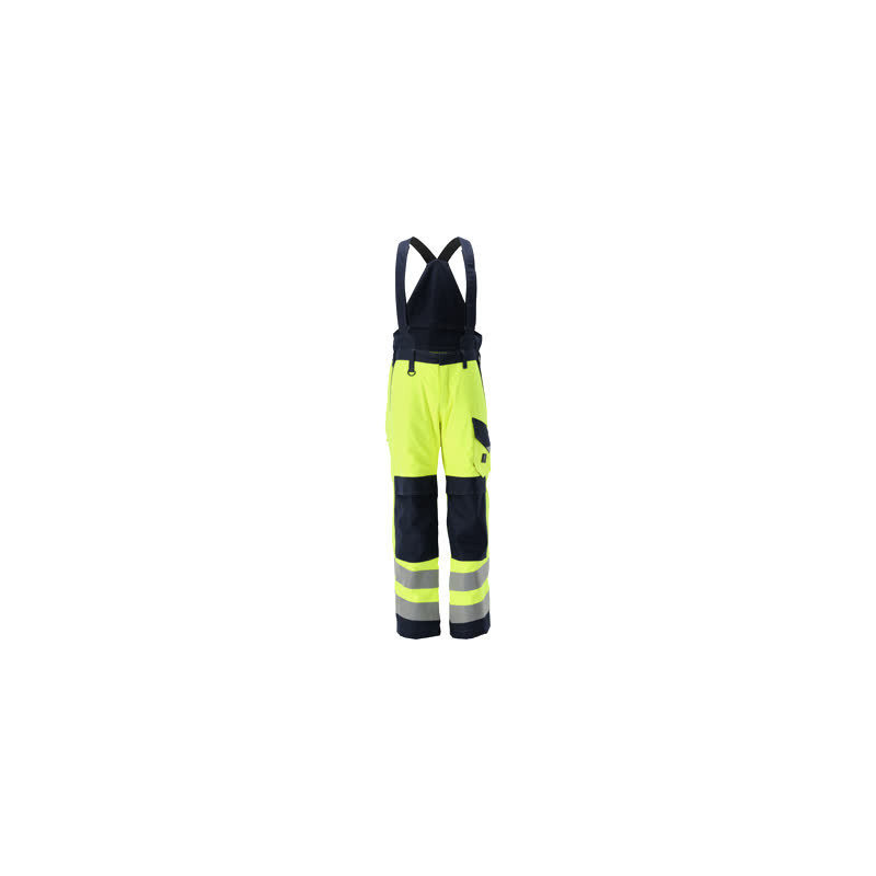 Pantalon grand froid - doublure matelassée   bretelles amovibles  imperméable - MULTISAFE MASCOT®