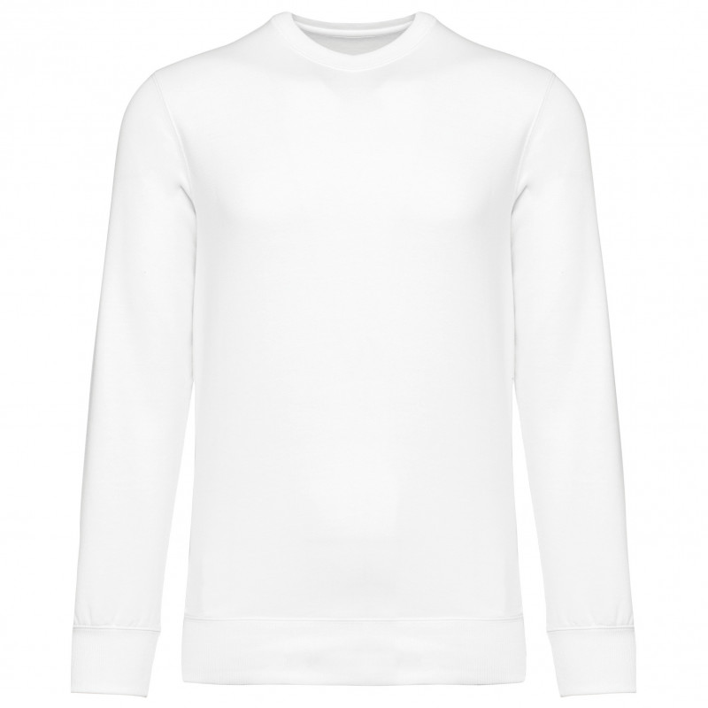 Sweat-shirt recyclé col rond unisexe